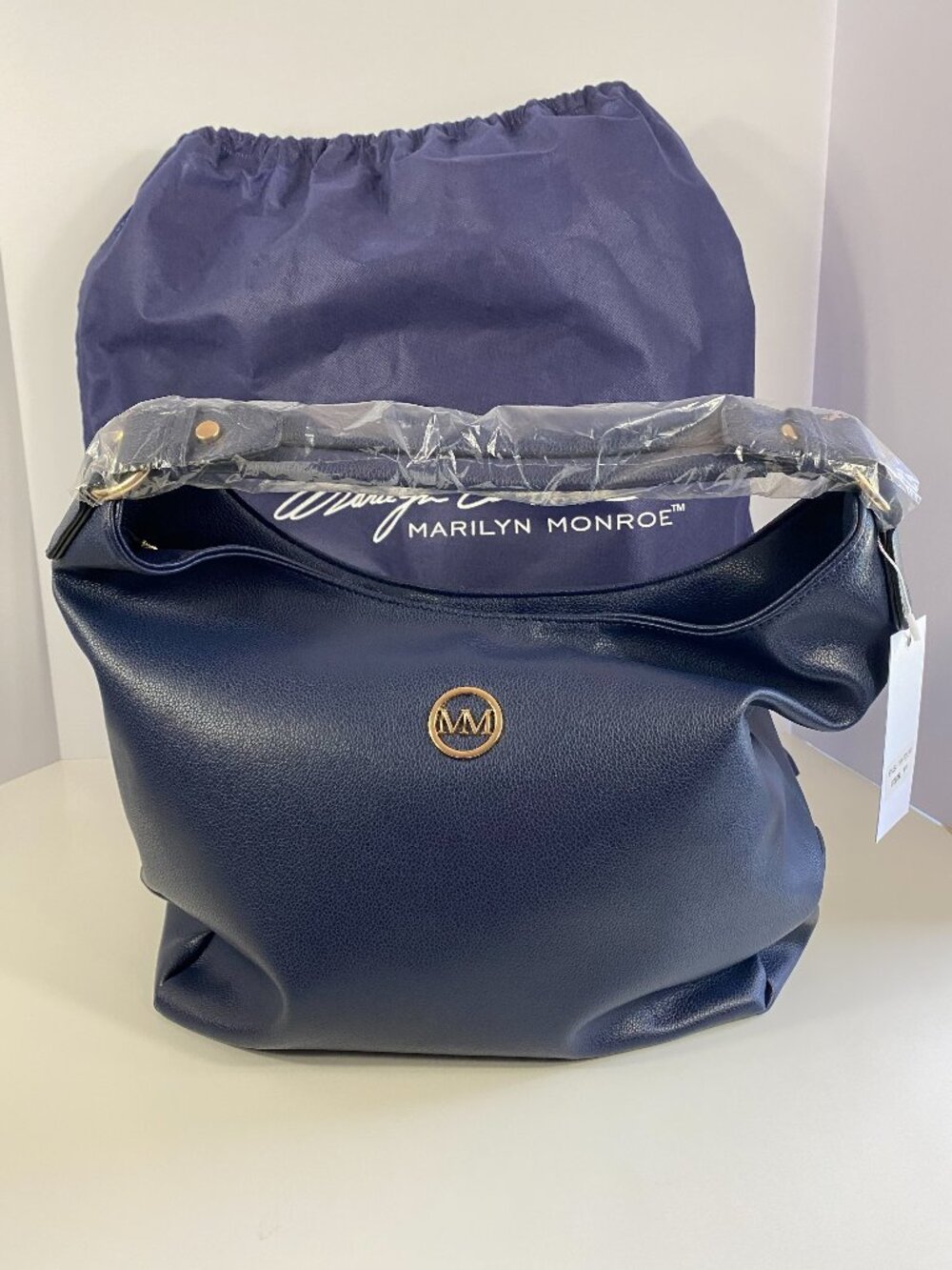 Marilyn Monroe Navy Blue Hobo Bag Purse